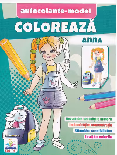 Coloreaza+autocolante Anna