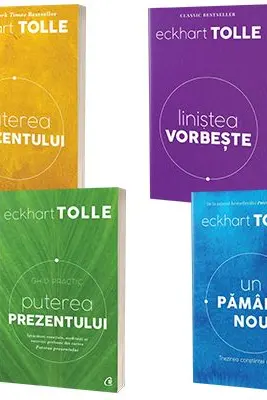 Pachet compus din 4 carti Eckhart Tolle