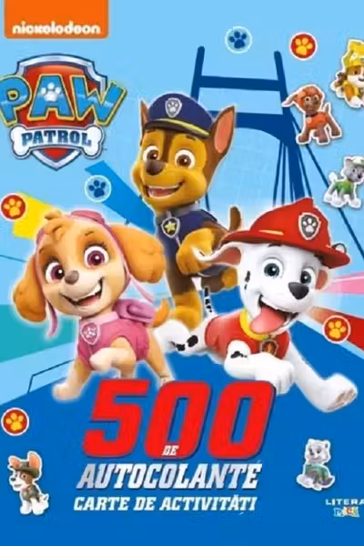 PAW Patrol. 500 DE AUTOCOLANTE. Carte de activitati