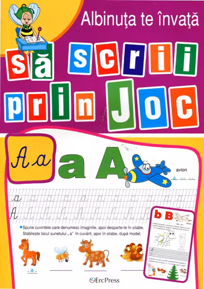 Albinuța te învață să scrii prin joc