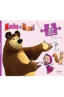 MASHA SI URSUL. CINE SUNT AZI? 3 seturi de piese de imbinat distractive