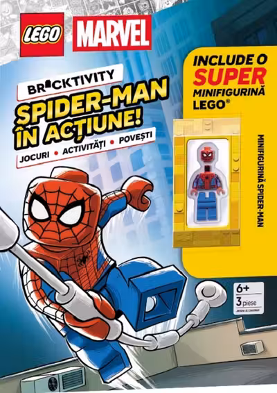 LEGO Spider-Man în acțiune + Minifigurină LEGO