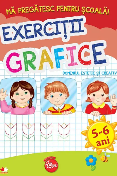 MA PREGATESC PENTRU SCOALA. Exercitii grafice (fise activitati) 5-6 ani