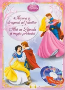 Aurora si dragonul cel folositor. Alba-ca- Zapada si magia prieteniei (Carte + CD audio)
