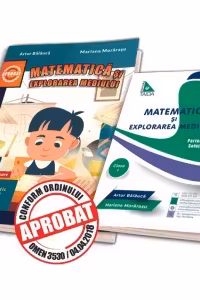Matematica si explorarea mediului, clasa I, partea I editia 2022 + Brosura solutii, indicatii, raspunsuri