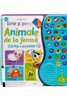 SCRIE SI STERGE. ANIMALE DE LA FERMA. Carte cu sunete