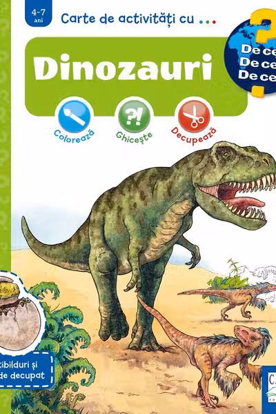 Carte de activitati cu dinozauri