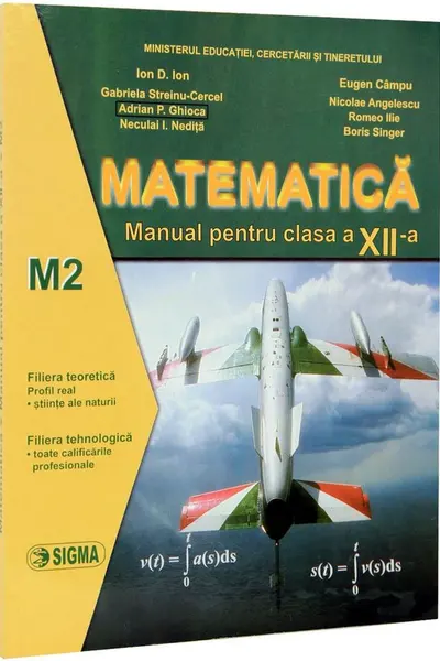 Matematica cls a XII-a M2