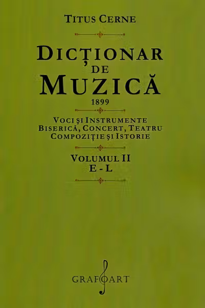 Dicționar de muzică 1899 Vol.2: E-L