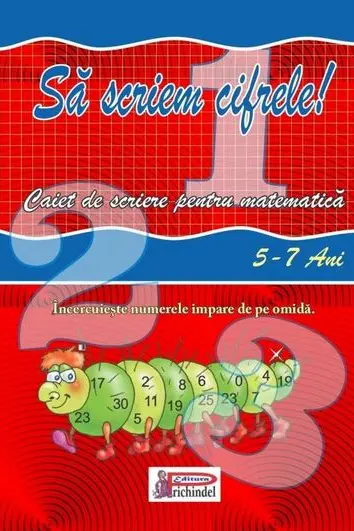 Să scriem cifrele 5-7 ani