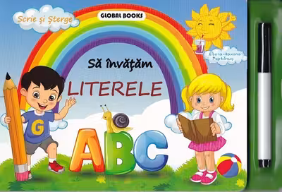 Sa invatam Literele ABC - Scrie si Sterge
