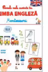 PRIMELE MELE CUVINTE IN LIMBA ENGLEZA. Montessori. 3-6 ani