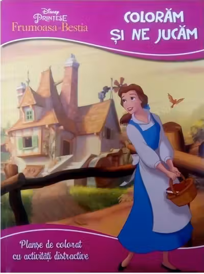 Disney Printese. Frumoasa Si Bestia. Coloram Si Ne Jucam