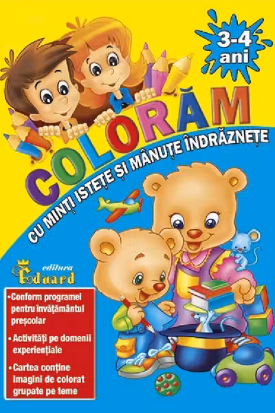 Coloram cu minti istete 3-4 ani