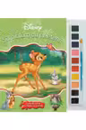 Disney. Sa pictam cu prietenii. Carte de colorat cu pensula si acuarele