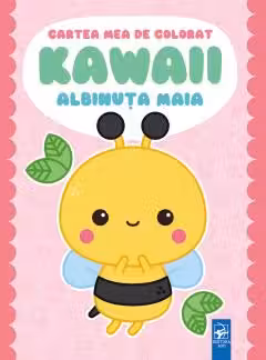Cartea mea de colorat: Kawaii. Albinuta Maia