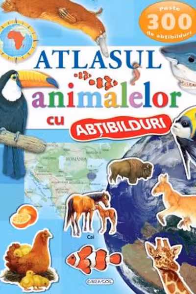 Atlasul animalelor cu abtibilduri