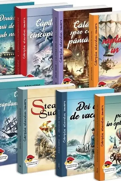 Pachet 9 cărți: Jules Verne