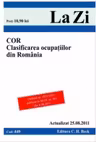C.O.R. Clasificarea ocupatiilor din Romania. Cod 449. Actualizat la 25.08.2011
