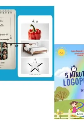 Pachet Paletar logopedic si articulare jucausa si 5 Minute de Logopedie pe zi - Adriana Antohi, Ioana Alexandra Pascu