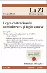 Legea contenciosului administrativ si legile conexe. Actualizat la 01. 09. 2026