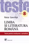 Limba si lit romana Teste de evaluare sumativa cl. 8