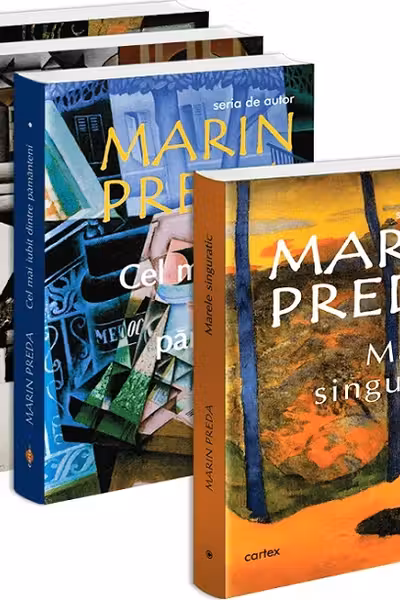 Pachet 4 cărți: Marin Preda. Marele singuratic + Cel mai iubit dintre pământeni 3 Vol.