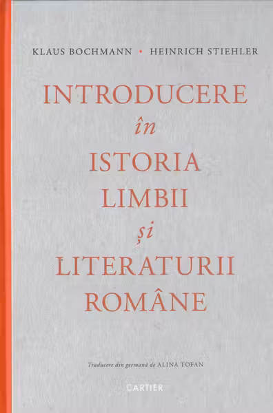 Introducere in istoria limbii si literaturii romane