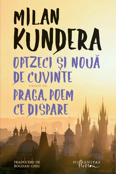 Optzeci si noua de cuvinte urmat de Praga, poem ce dispare