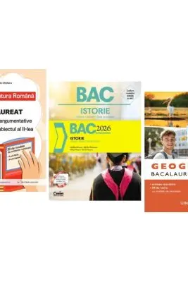 Pachet Bacalaureat Limba si literatura romana Subiectul 1 si 2, Geografie si Istorie - Oana Valeria Chelaru, Marilena Bercea, Cristina Moldovan