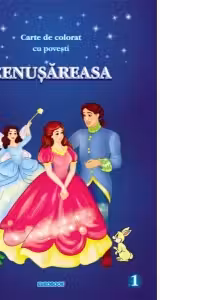 Cenusareasa - carte de colorat cu povesti (format A4)