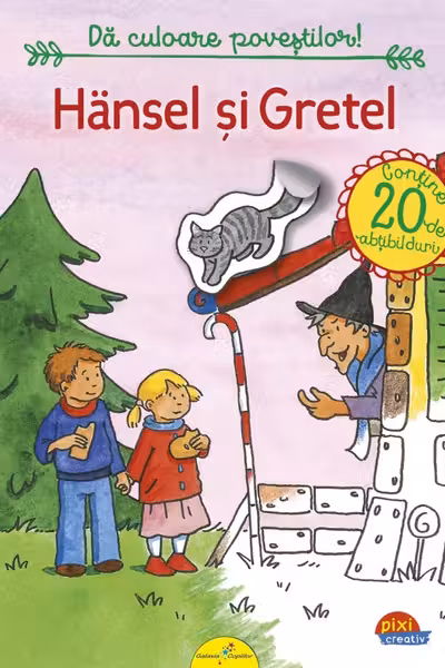 Hansel și Gretel. Dă culoare poveștilor!