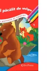Ursul pacalit de vulpe - Carte de povestit si colorat