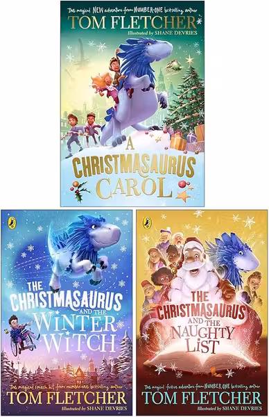 The Christmasaurus Collection 3 Books Set (The Christmasaurus The Naughty List The Winter Witch)