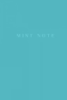 Mint Note. Стильный блокнот с мятными страницами