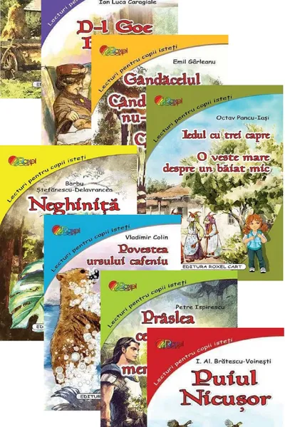 Pachet 8 lecturi pentru copii isteți