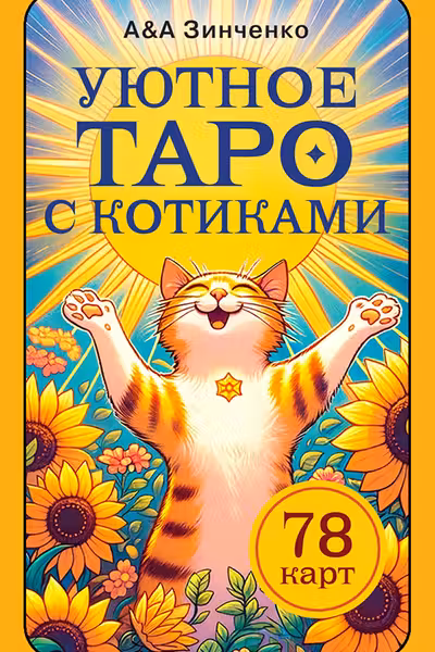 Уютное таро с котиками. 78 карт