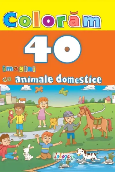 Colorăm 40 de imagini cu animale domestice