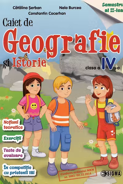 Geografie și istorie - Clasa 4 Sem.2 - Caiet