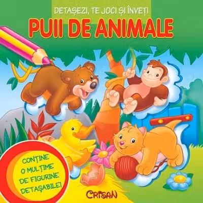 Puii de animale (Detasezi te joci si inveti)