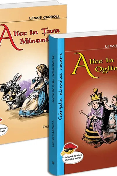 Pachet 2 cărți: Lewis Carroll. Alice în Țara Minunilor + Alice în Țara Oglinzilor