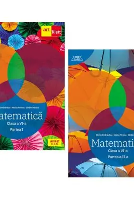 Clubul Matematicienilor. Set Culegere de Matematica pentru clasa a 6-a, partea 1 si 2