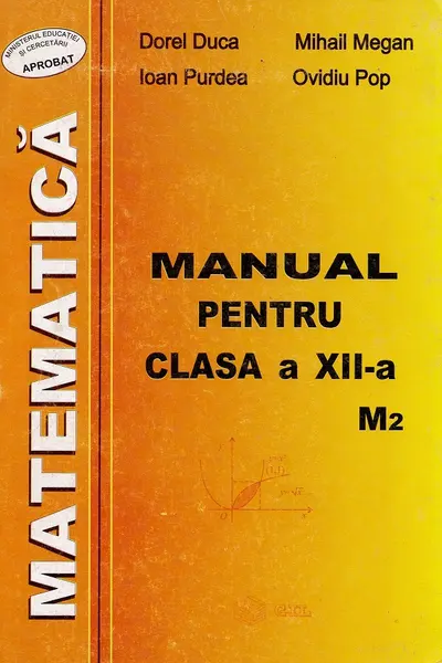 Matematica M2 - Clasa 12 - Manual