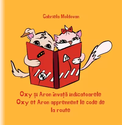 Oxy si Aron invata indicatoarele / Oxy et Aron apprennent le code de la Route