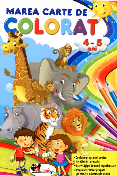 Marea carte de colorat 4-5 ani
