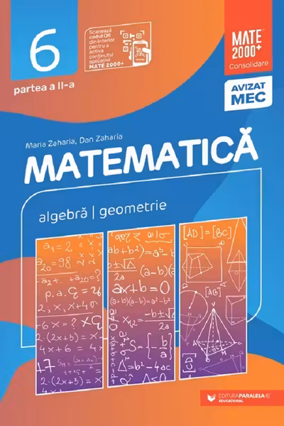 MATE CONSOLIDARE. CLS. VI. PARTEA II. 2025-2026