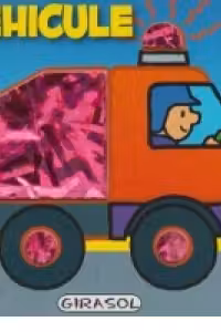 Carte cu sclipici - Vehicule (pliant cartonat)