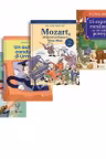 Pachet 4 carti distractive din care afli multe: 1. 15 expresii romanesti cu tot atatea povesti; 2. Mozart, dirijorul orchestrei Miau-Miau; 3. Un autobuz condus de Urmuz; 4. Aloo! Unde-i nasul meu, Picasso?