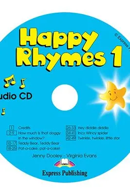 Curs limba engleza Happy Rhymes 1 Audio CD - Jenny Dooley, Virginia Evans
