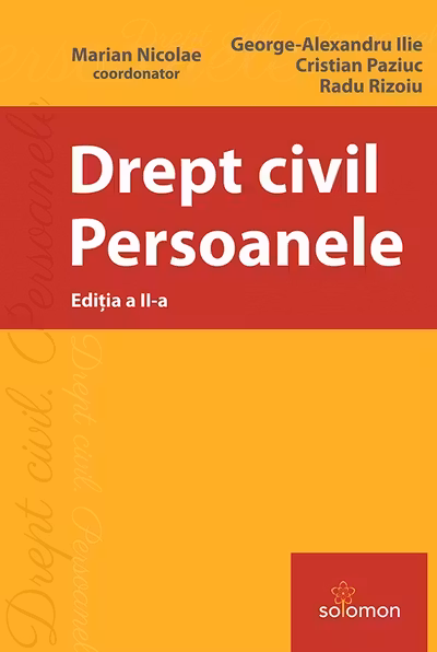 Drept civil. Persoanele Editia a 2-a